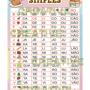 Silabário Simples Capivaras