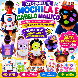 Cabelo Maluco e Mochila Maluca - Arquivo Digital