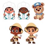 Arquivo de corte - Combo personagens 2