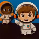 Arquivo de corte - topo astronauta