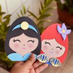 Arquivo de corte - ovos princesas