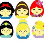 Arquivo de corte - ovos princesas