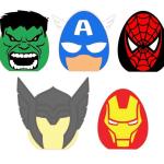 Arquivo de corte - ovos super herois