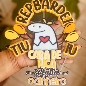 Arquivo de corte - topo flork cara de rica