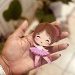 Arquivo de corte - topo menina e presentes