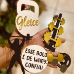 Arquivo de corte - topo whey academia