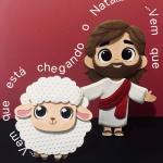 Arquivo de corte - Topo ovelhinha do Senhor