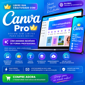 Canva Pro 1 Ano - Link de Ativação do Canva